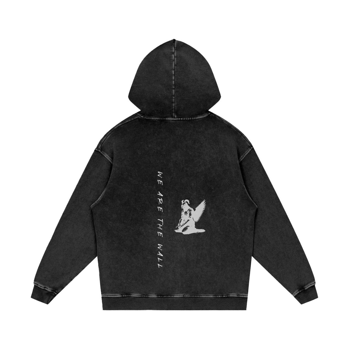 we are the wall - pull over hoodie