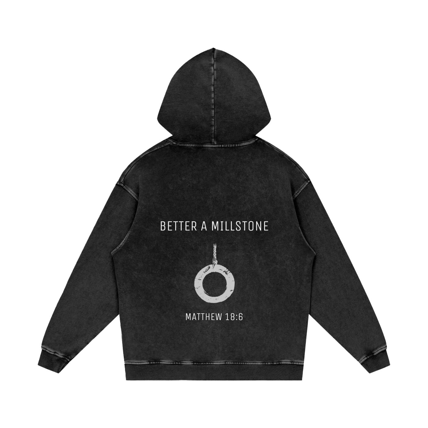 Womens Better a millstone - Pull over hoodie