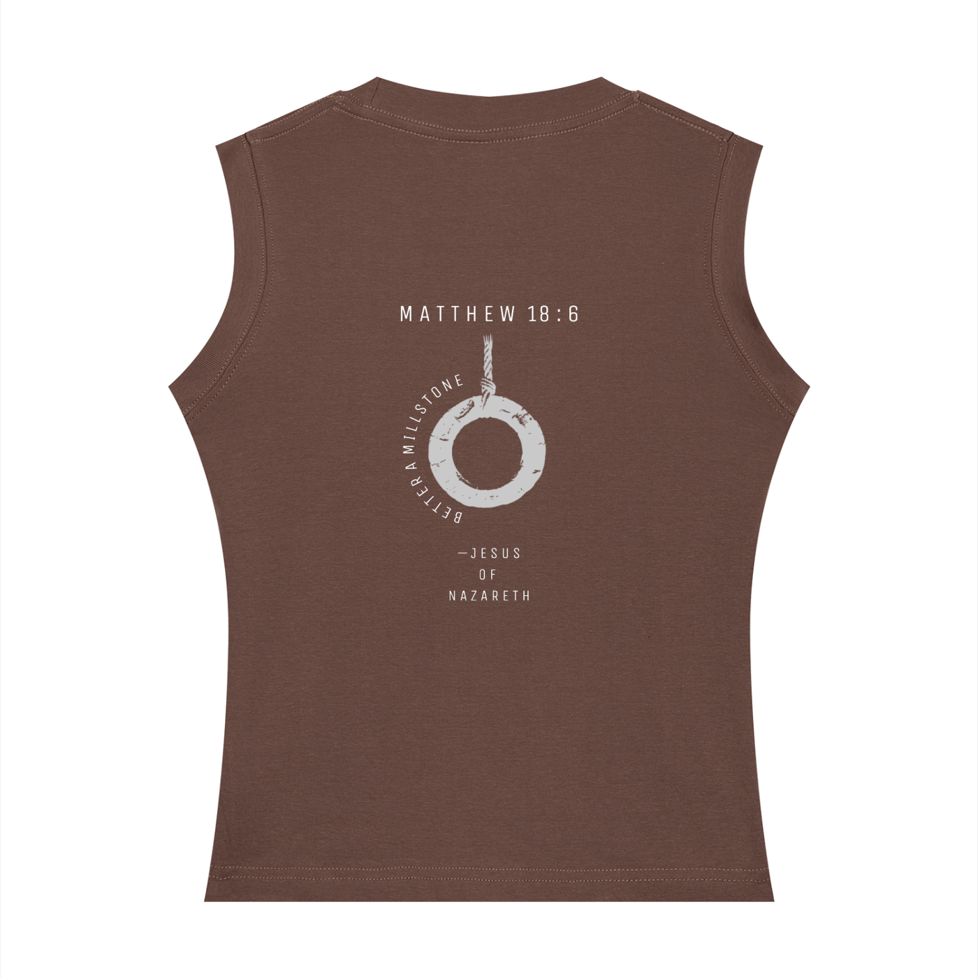 Better a millstone - Women's Crewneck Tank Top