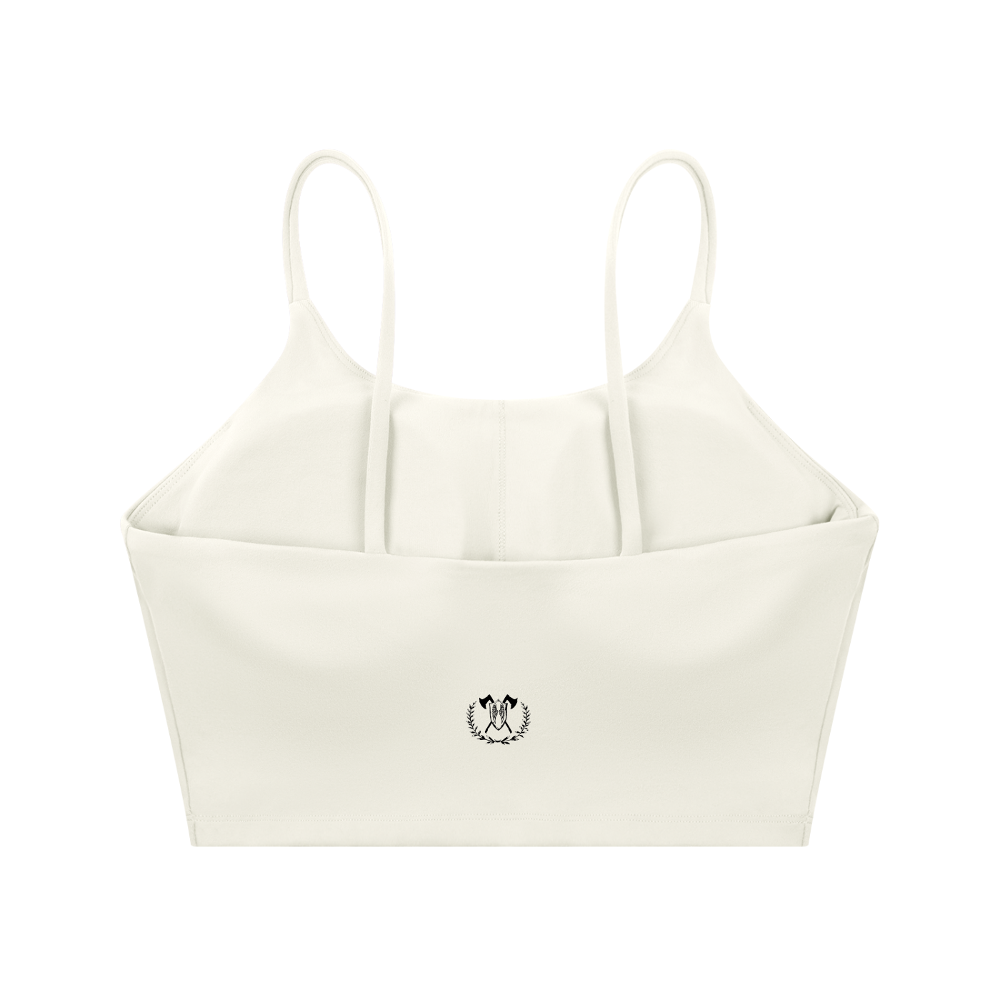 Emblem Spaghetti Strap Yoga Sports Bra