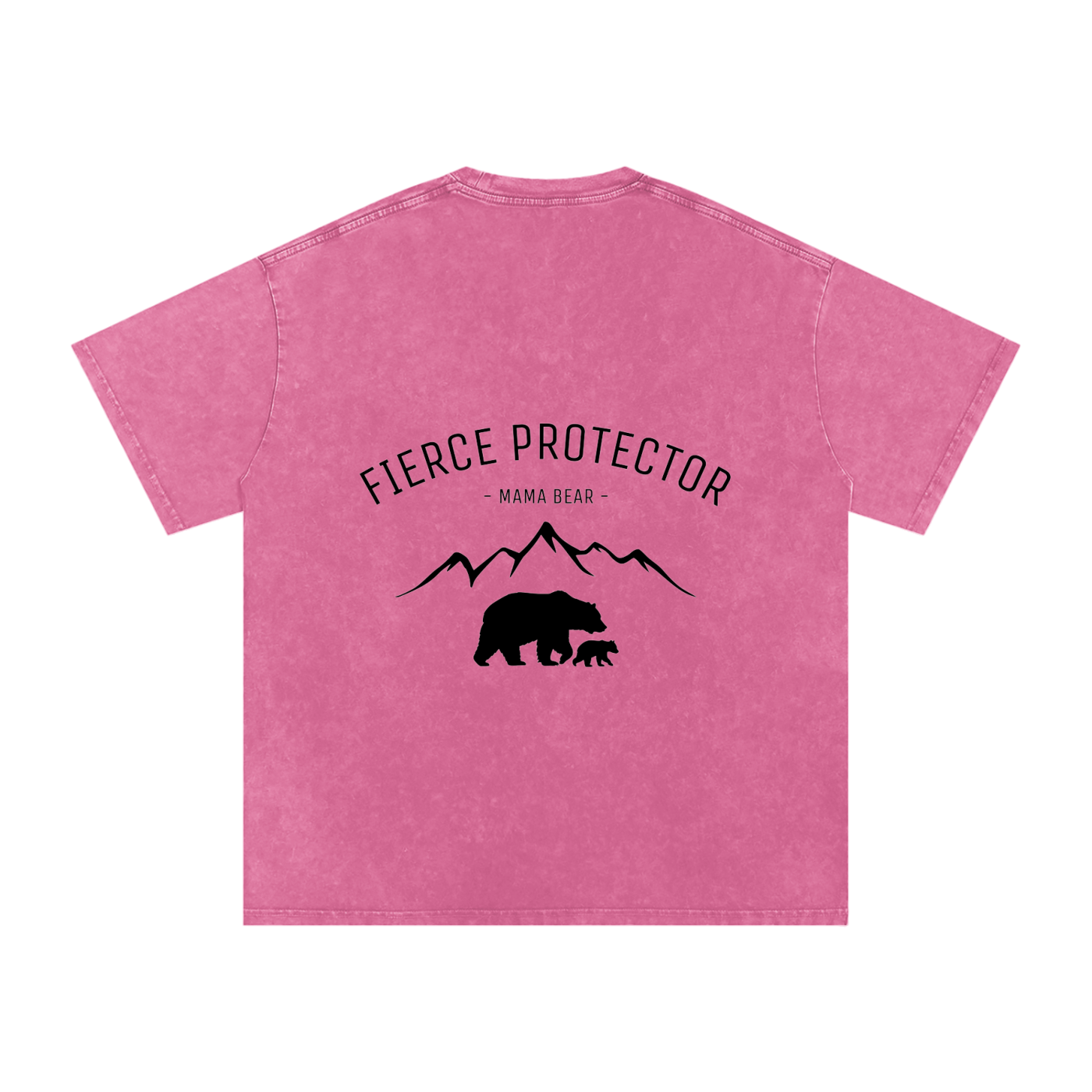 mama bear - SNOW WASHED oversized tee