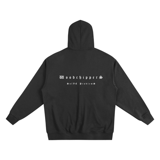 WOODCHIPPERS SOLVE PROBLEMS - ZIP UP HOODIE