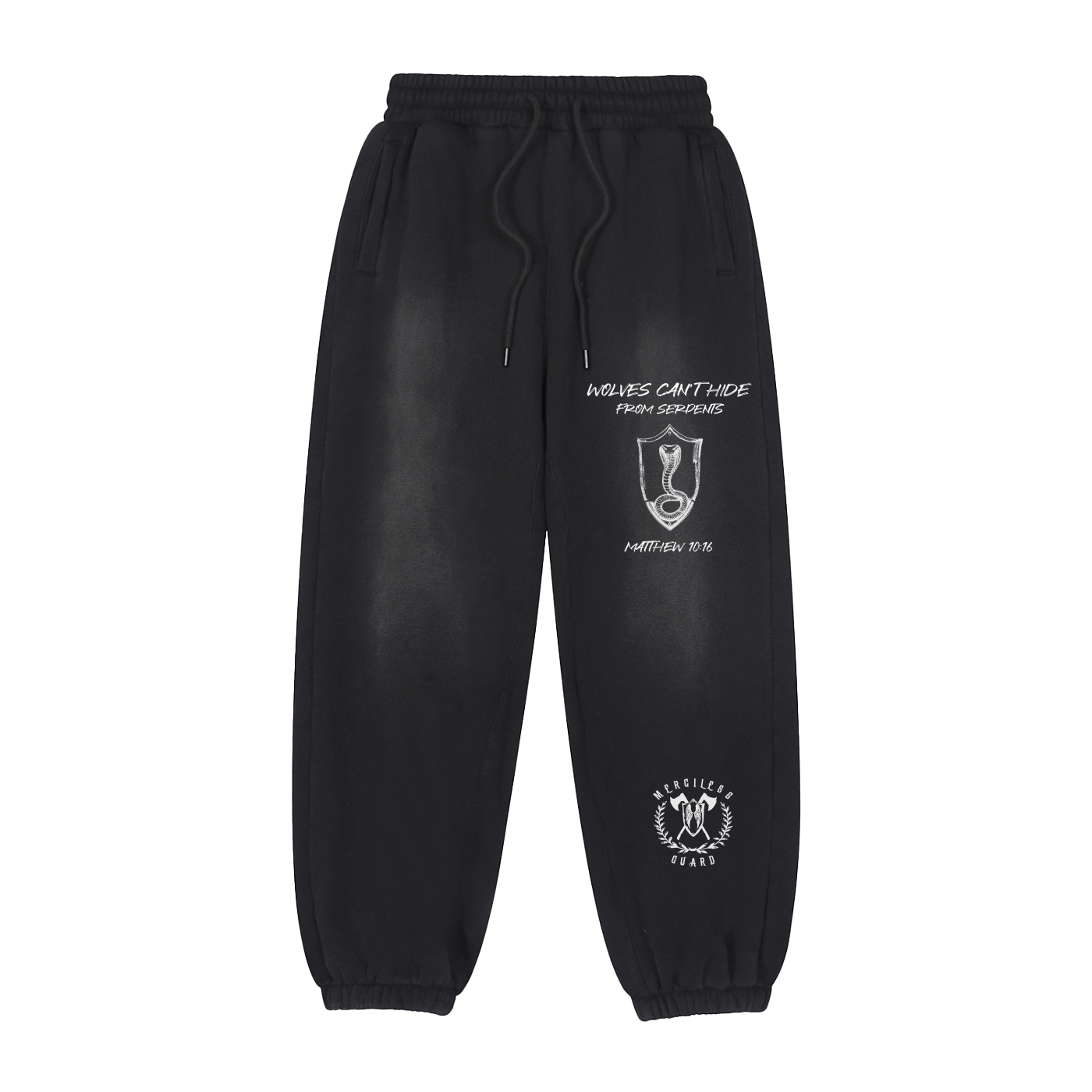 WOLVES CANT HIDE - mens fleece joggers