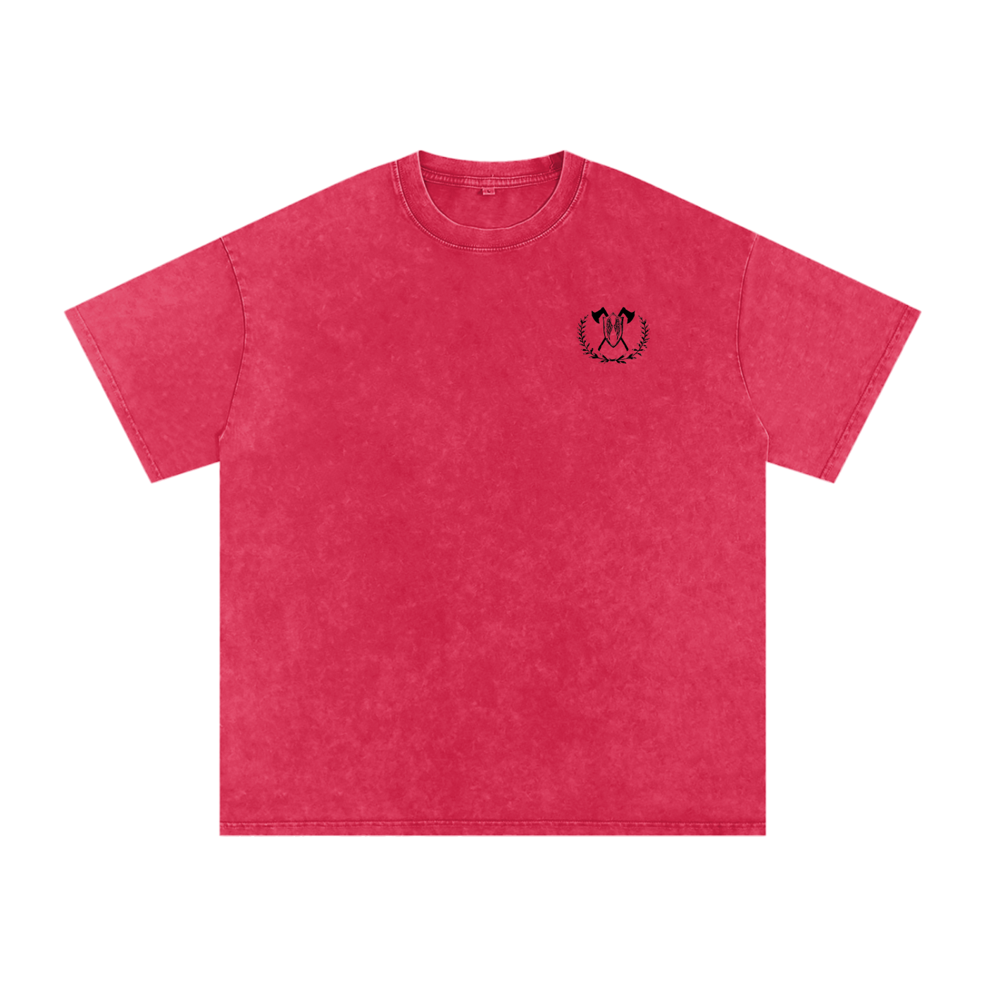 fire and rage - snow washed oversized tee