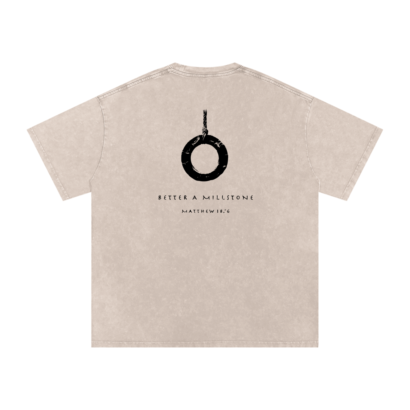 BETTER A MILLSTONE - SNOW WASHED PUMP COVER