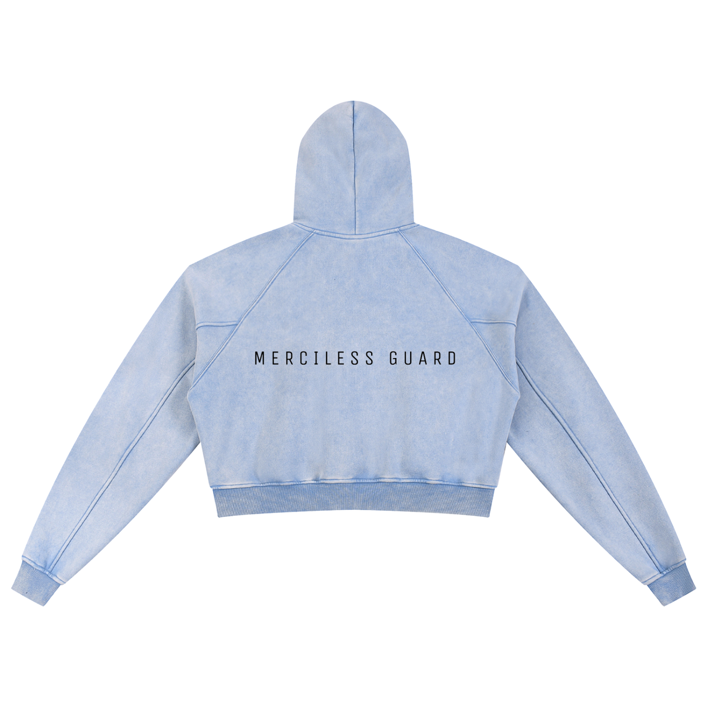Minimalist - Snow Washed Cropped Hoodie