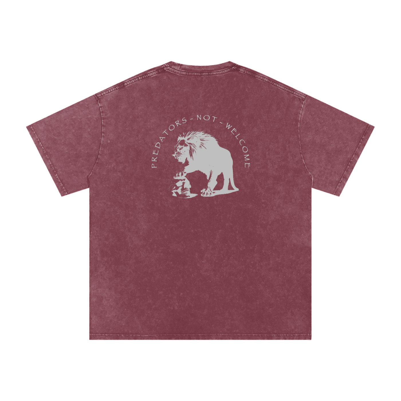 PREDATORS NOT WELCOME - SNOW WASHED PUMP COVER