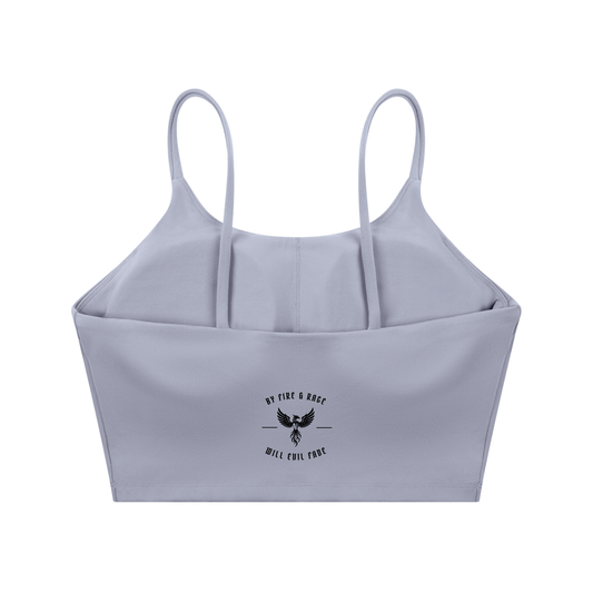 fire and rage - Yoga Sports Bra