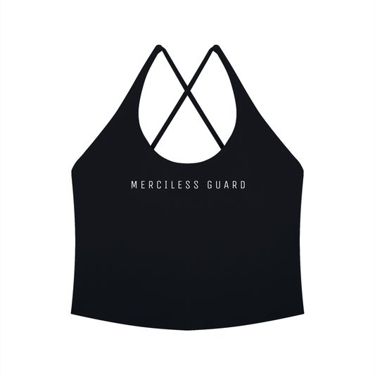 Women's Tight Halter Crop Tank