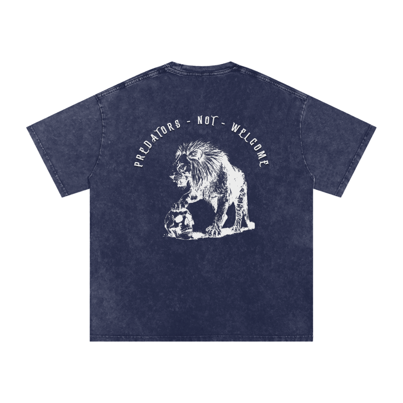 predators not welcome - Women's SNOW WASHED oversized tee