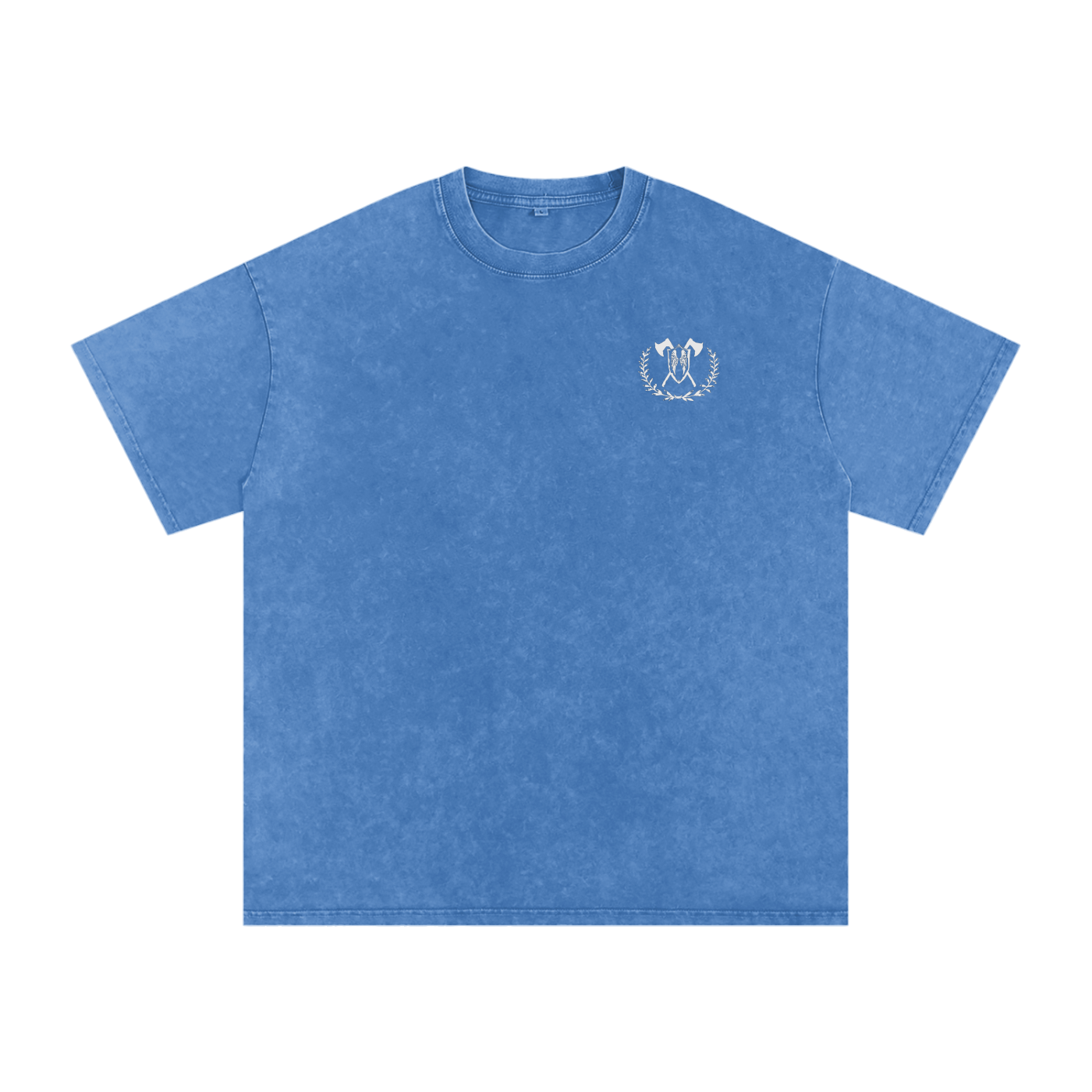 fire and rage - snow washed oversized tee
