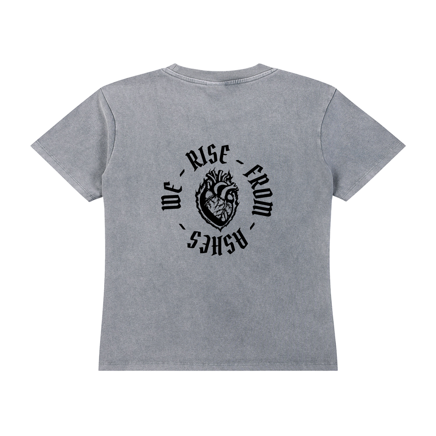 from ashes - cropped tee