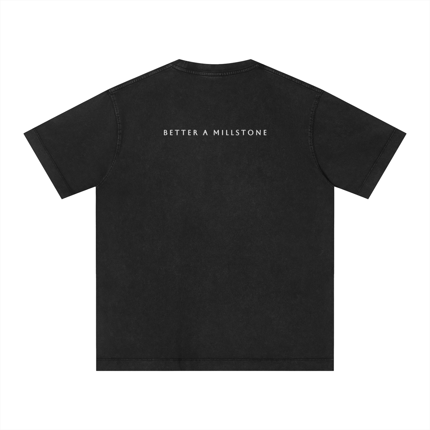 minimalist better a millstone - Boxy T-Shirt