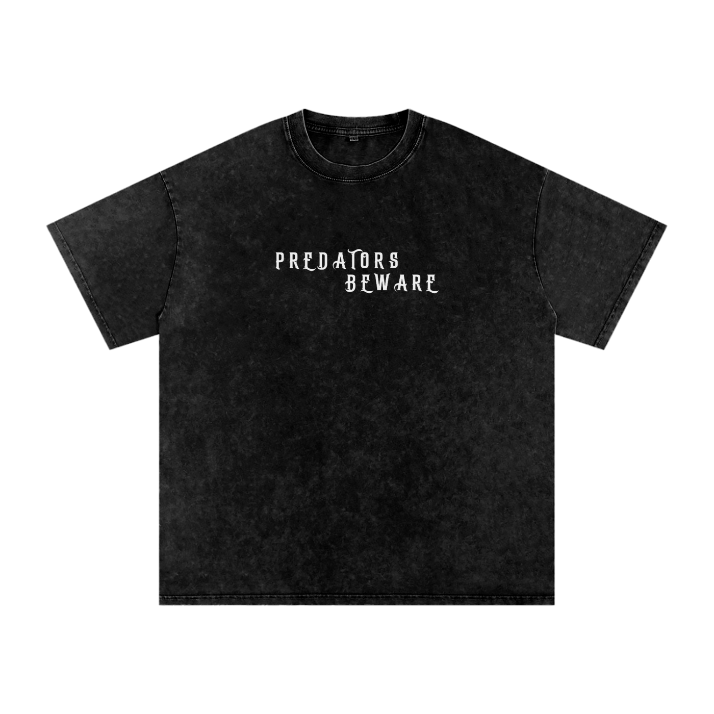 Predators beware - we see you snow washed Oversized tee