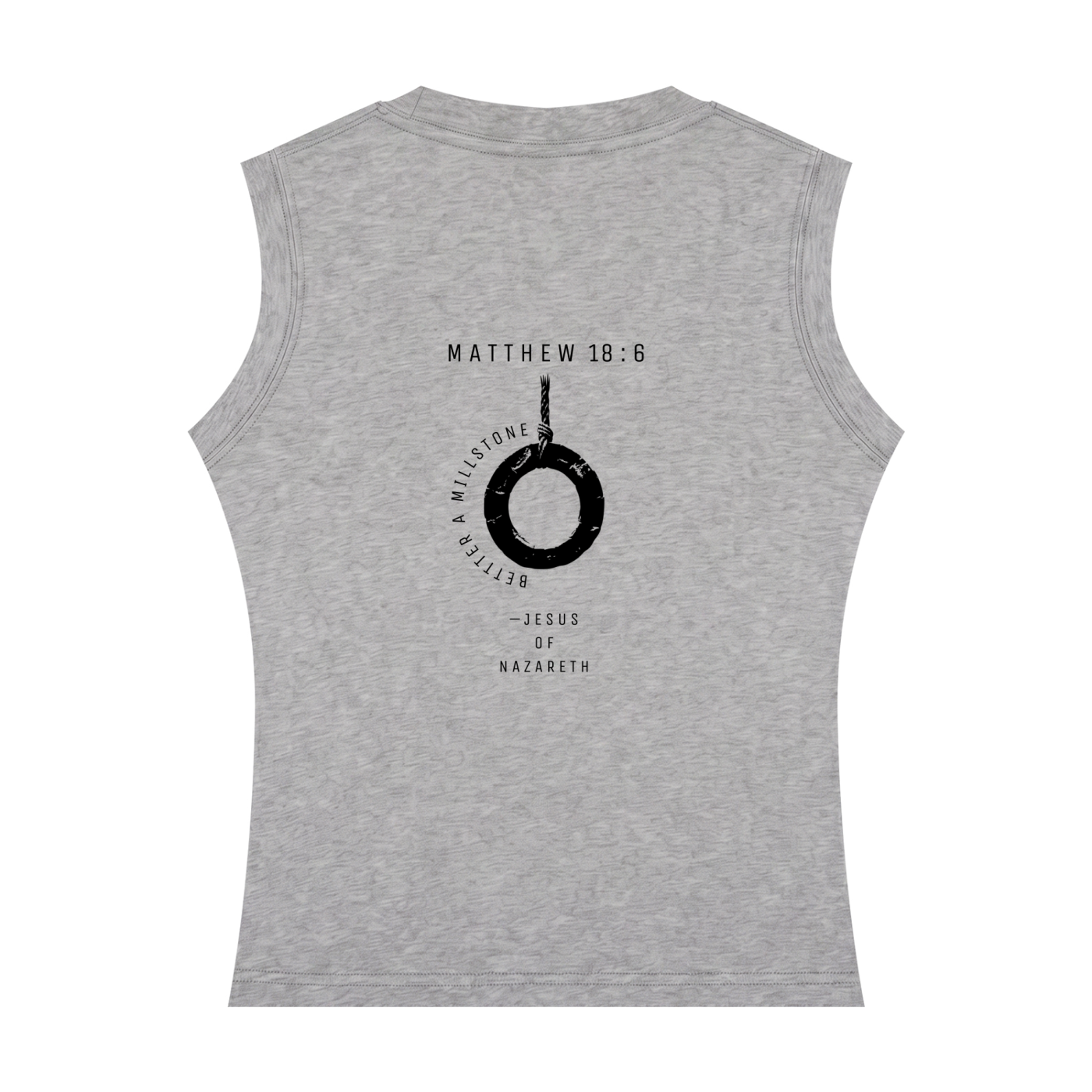 Better a millstone - Women's Crewneck Tank Top
