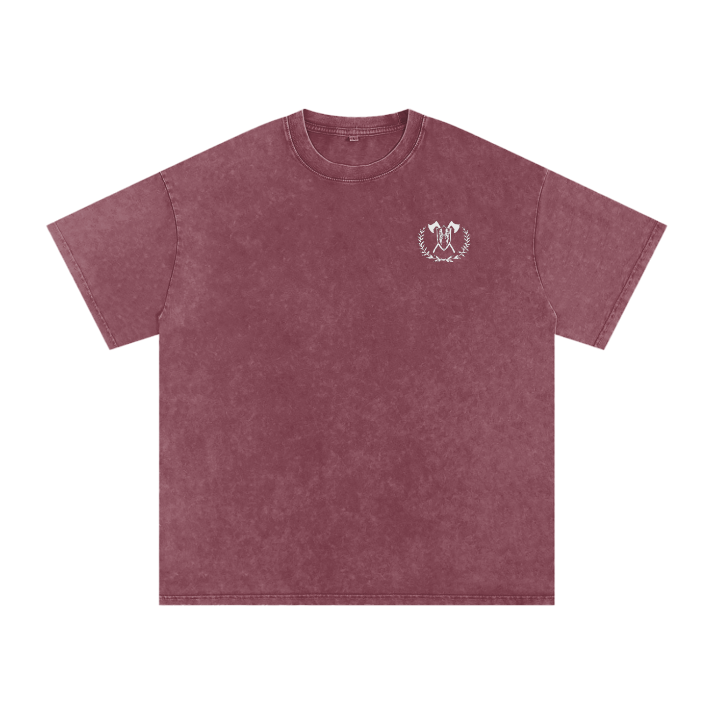 fire and rage - snow washed oversized tee