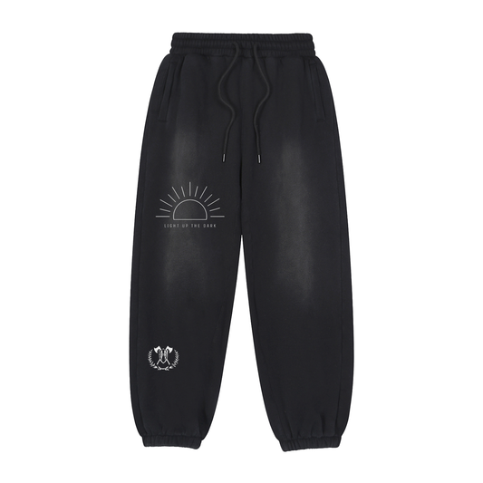 Light up the dark - womens fleece joggers