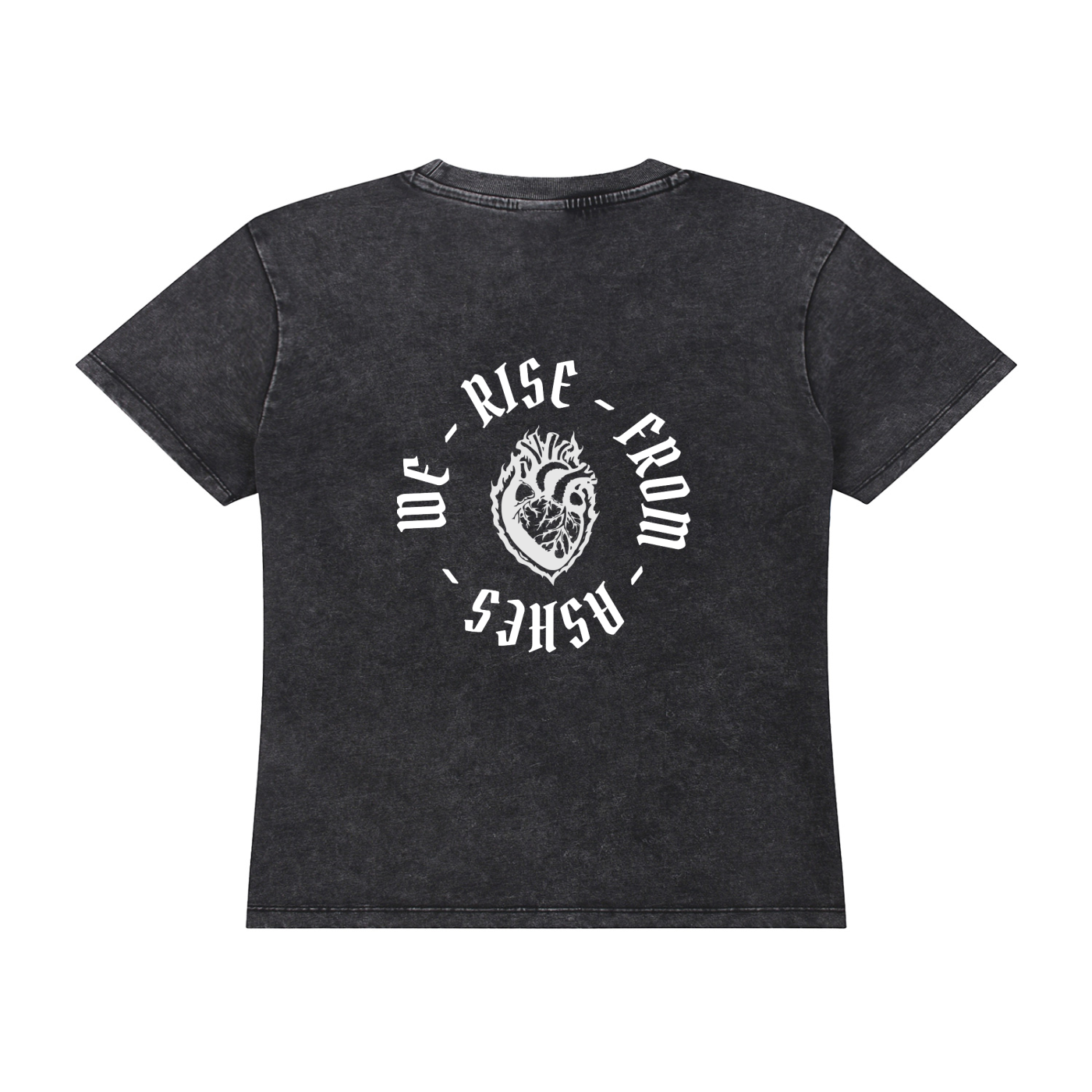 from ashes - cropped tee