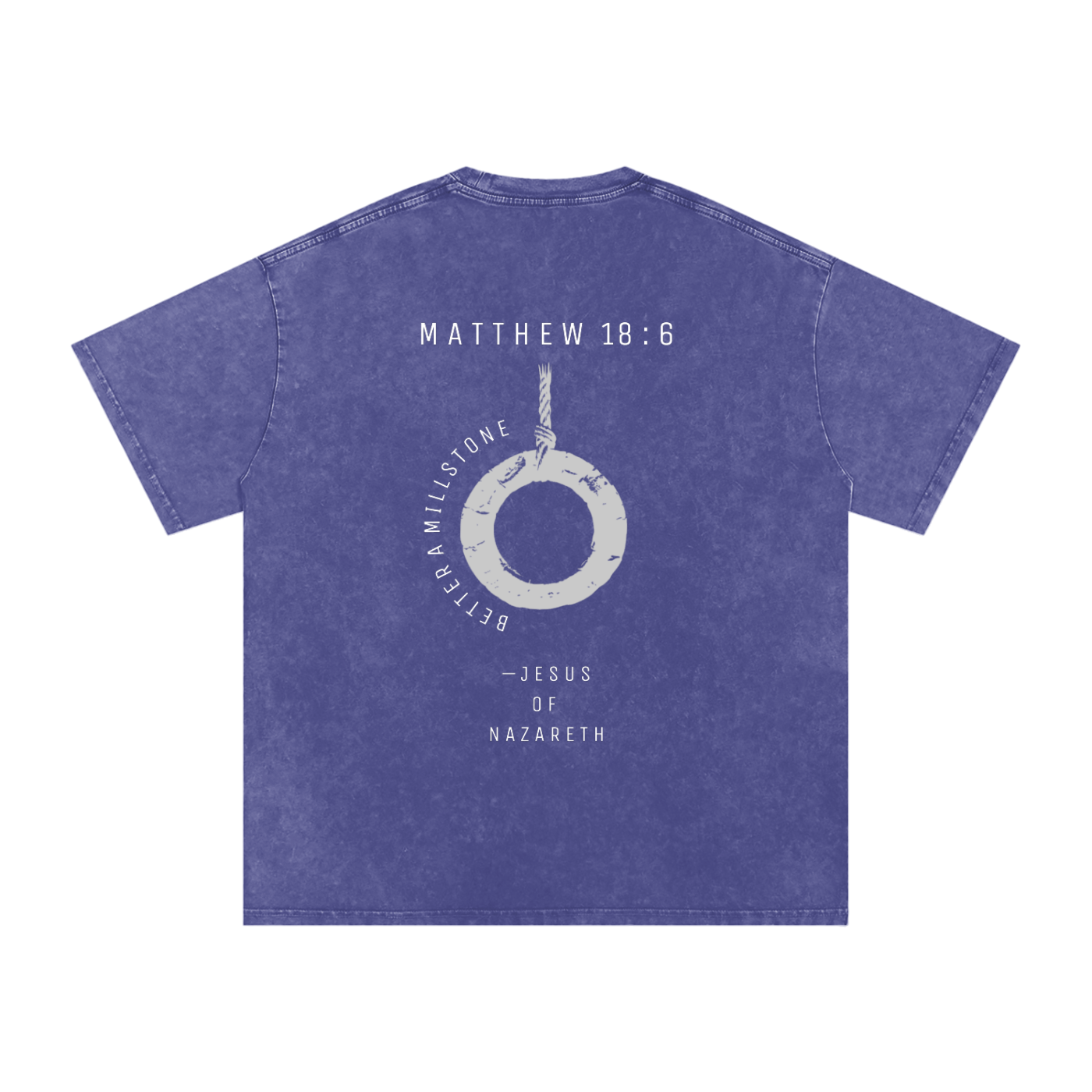 better a Millstone - SNOW WASHED oversized tee