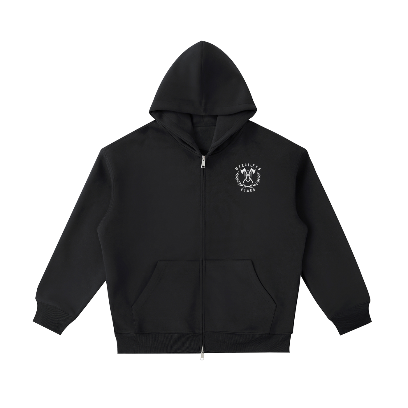 better a millstone - Heavyweight zip Hoodie