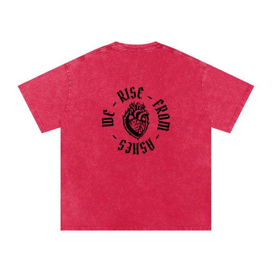 from ashes - snow washed oversized tee