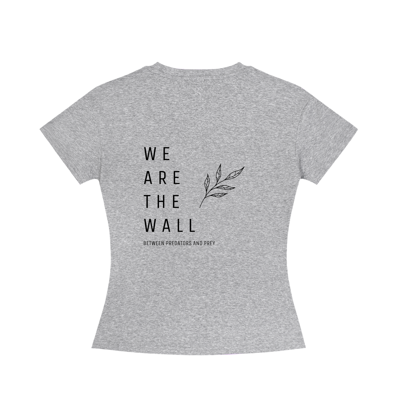 we are the wall Slim Fit Crewneck T-Shirt