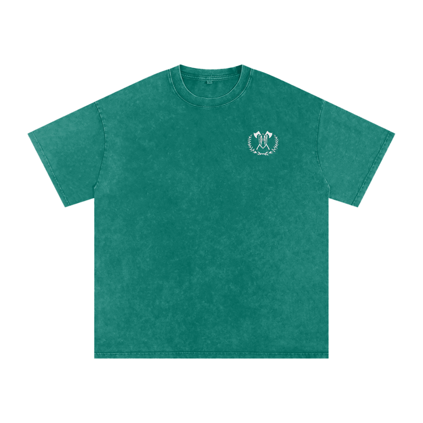 fire and rage - snow washed oversized tee