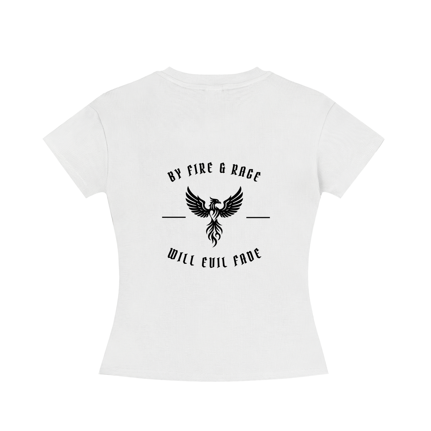 fire and rage - Slim Fit Crewneck T-Shirt
