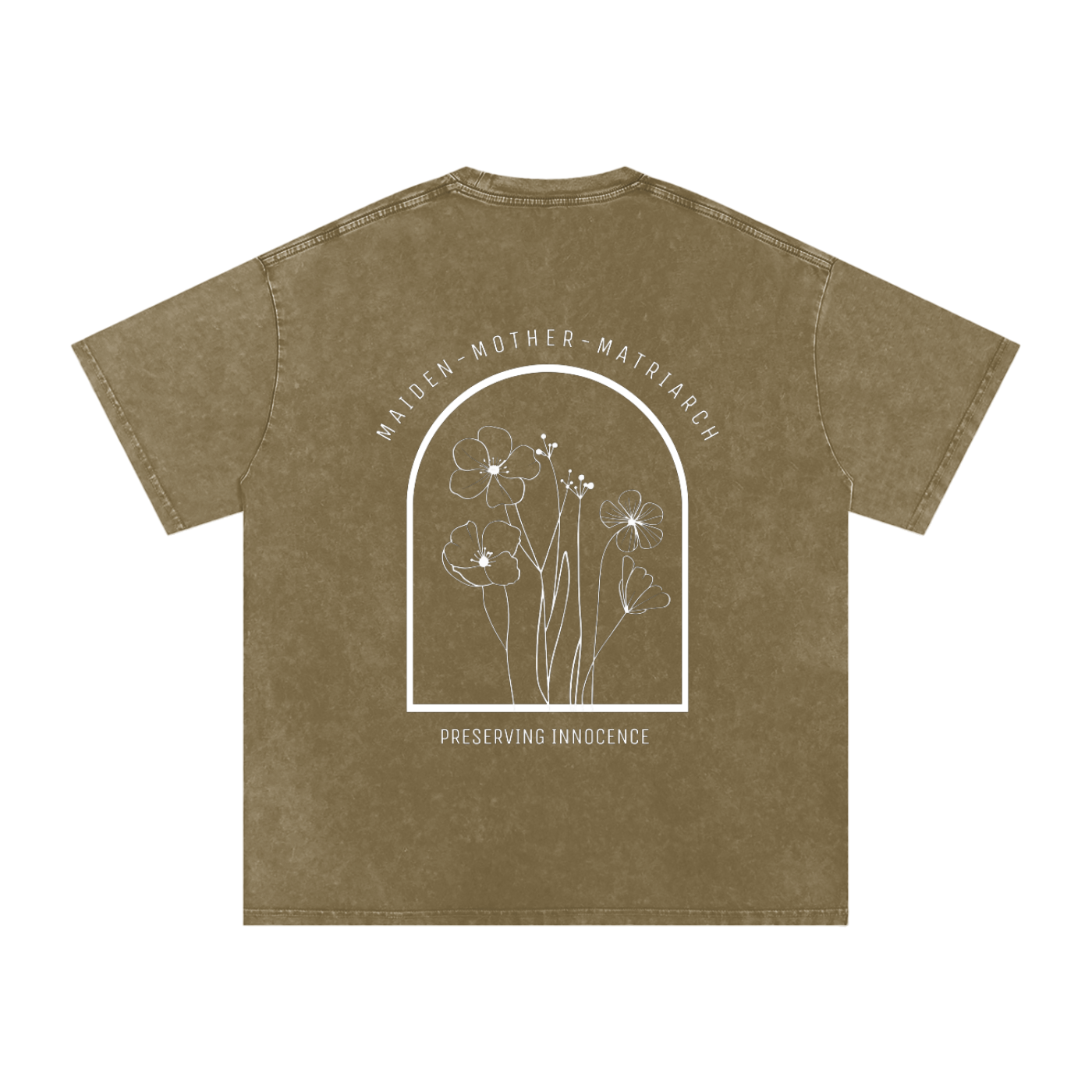 MATRIARCH - snow washed oversized tee